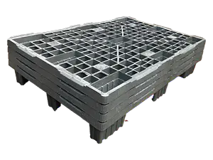 800x1200mm euro nestable plastic pallet