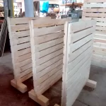 solid wood low fencing