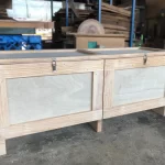 raised decorative chests with lockable latch
