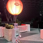 HSBC event decoration and furniture
