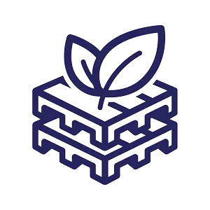 environmentally friendly pallet stack icon