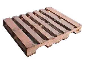 40x48in GMA partial 4-way wooden pallet, notched stringer