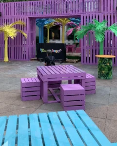 Furniture and decorations for Bugis+ event